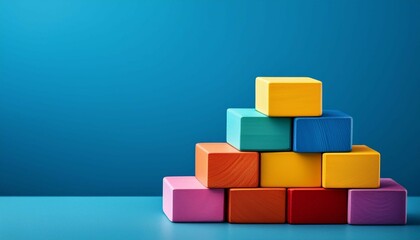 Obraz premium wooden blocks