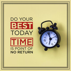 Success quotes, motivational quotes and inspirational quotes for life and work about time management