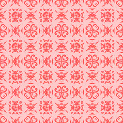 Coral Blossom Symphony seamless digital paper