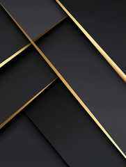 Abstract design featuring diagonal gold lines crossing over a dark background, creating a sophisticated and modern geometric pattern.