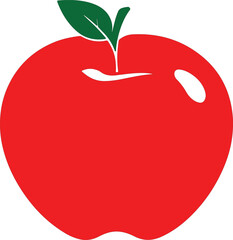 red restaurant menu card design apple silhouette 