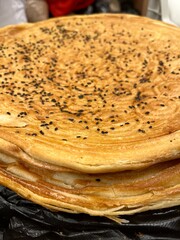 Fresh pastries in the store