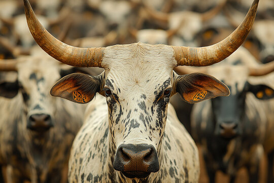 the cattle brands used by the Dinka people.