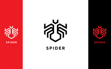 Spider icon simple logo line