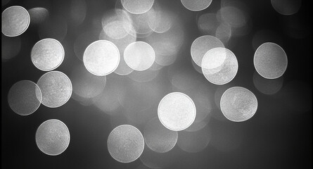 defocused christmas lights