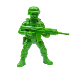 Green Plastic Toy Soldier