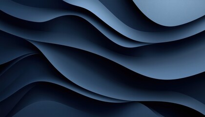 Modern Horizontal Template With Abstract Dark Blue Gradient Geometric Diagonal Overlay Layer And Shadow, Providing Space For Text.