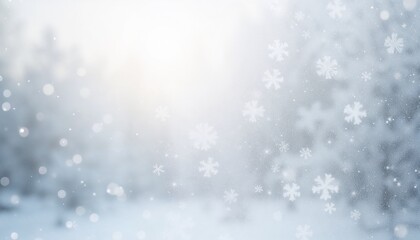 Fototapeta premium Abstract frosty background with swirling snowflakes in soft whites and grays