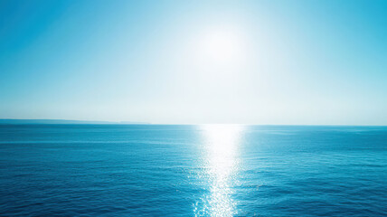 Obraz premium A simple and clean blue gradient background.