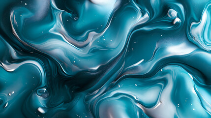 Obraz premium abstract blue background with Metallic Accents 