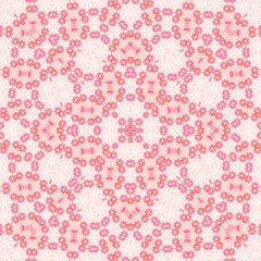 Seamless square pattern. Symmetric pattern texture