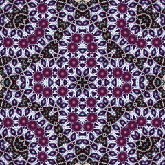 Seamless square pattern. Symmetric pattern texture