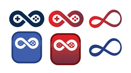Infinity vector Icon Design  – Ideal for Apps, Consoles, and Game © Zuraize1822