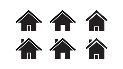  Stylish Home Vector Icon Design