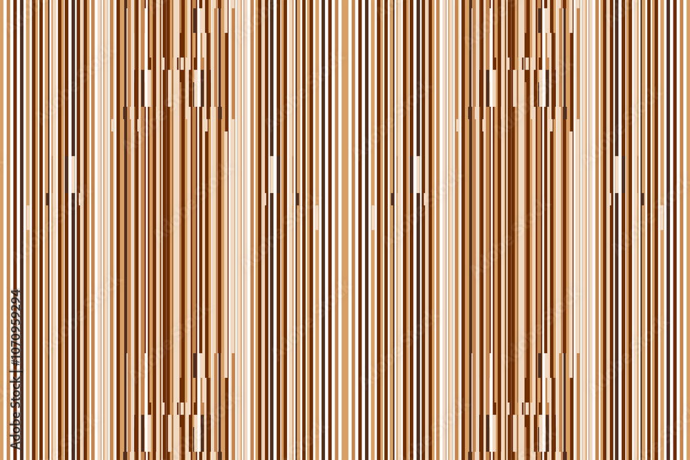 Poster Intricate vertical lines create a mesmerizing abstract pattern in warm hues