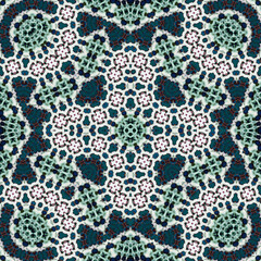 Seamless square pattern. Symmetric pattern texture