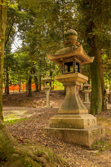 Toro - Traditional Stone Lanterns in Japanese Shinto Shrines