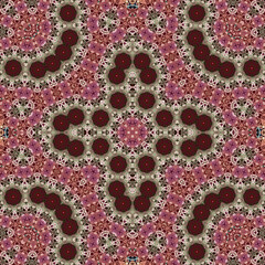 Seamless square pattern. Symmetric pattern texture