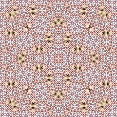 Seamless square pattern. Symmetric pattern texture