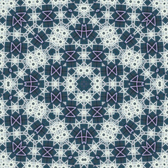 Seamless square pattern. Symmetric pattern texture