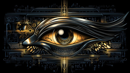 The Eye of Ra, Horus, Egyptian, God, Mythology, Symbol