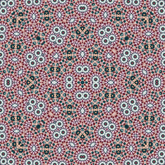 Seamless square pattern. Symmetric pattern texture
