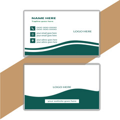 Business Cards for Consultancy Professionals. Layout in square size. Horizontal clean template vector design
