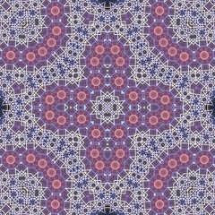 Seamless square pattern. Symmetric pattern texture