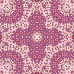 Seamless square pattern. Symmetric pattern texture