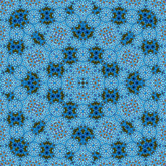 Seamless square pattern. Symmetric pattern texture