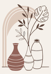 Minimalism in details: abstract vases that will transform your interior and create coziness.
