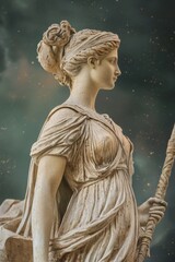 Ancient Greek mythological goddess Hera.