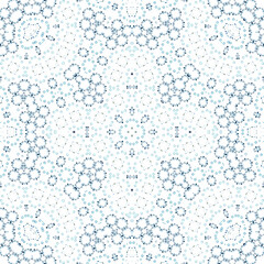 Seamless square pattern. Symmetric pattern texture