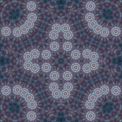 Seamless square pattern. Symmetric pattern texture
