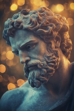 Ancient Roman mythological god Fides.