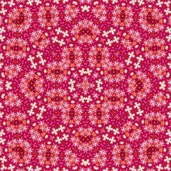 Seamless square pattern. Symmetric pattern texture