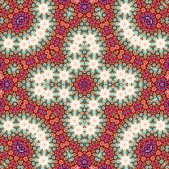 Seamless square pattern. Symmetric pattern texture