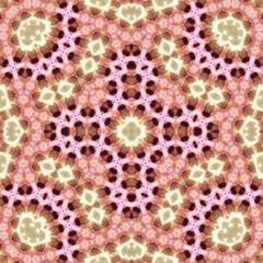 Seamless square pattern. Symmetric pattern texture