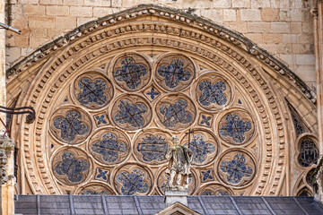 Extérieur de la cathédrale gothique de Tolède