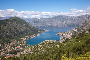 Fototapeta premium Bay of Kotor in Montenegro