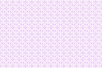 Intricate purple floral patterns adorn a soft pink background in a modern design