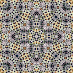 Seamless square pattern. Symmetric pattern texture