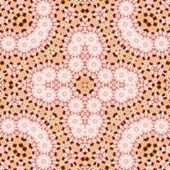 Seamless square pattern. Symmetric pattern texture