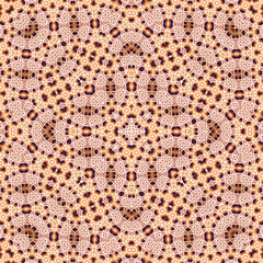 Seamless square pattern. Symmetric pattern texture