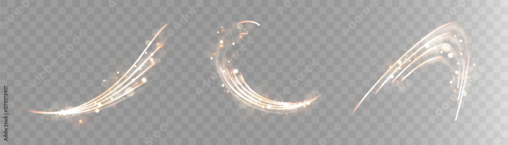 Aufkleber magical golden shimmer effect for web design and fabulous user interface. bright twirl. vector
