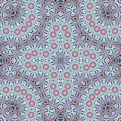 Seamless square pattern. Symmetric pattern texture