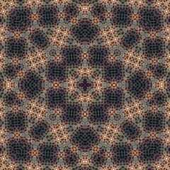 Seamless square pattern. Symmetric pattern texture