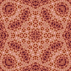 Seamless square pattern. Symmetric pattern texture