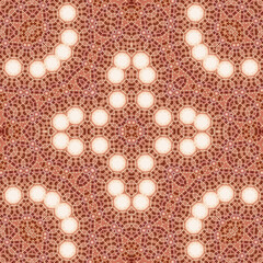 Seamless square pattern. Symmetric pattern texture