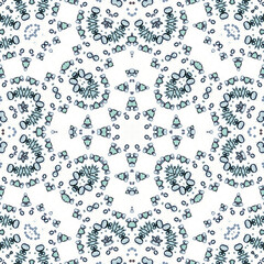 Seamless square pattern. Symmetric pattern texture